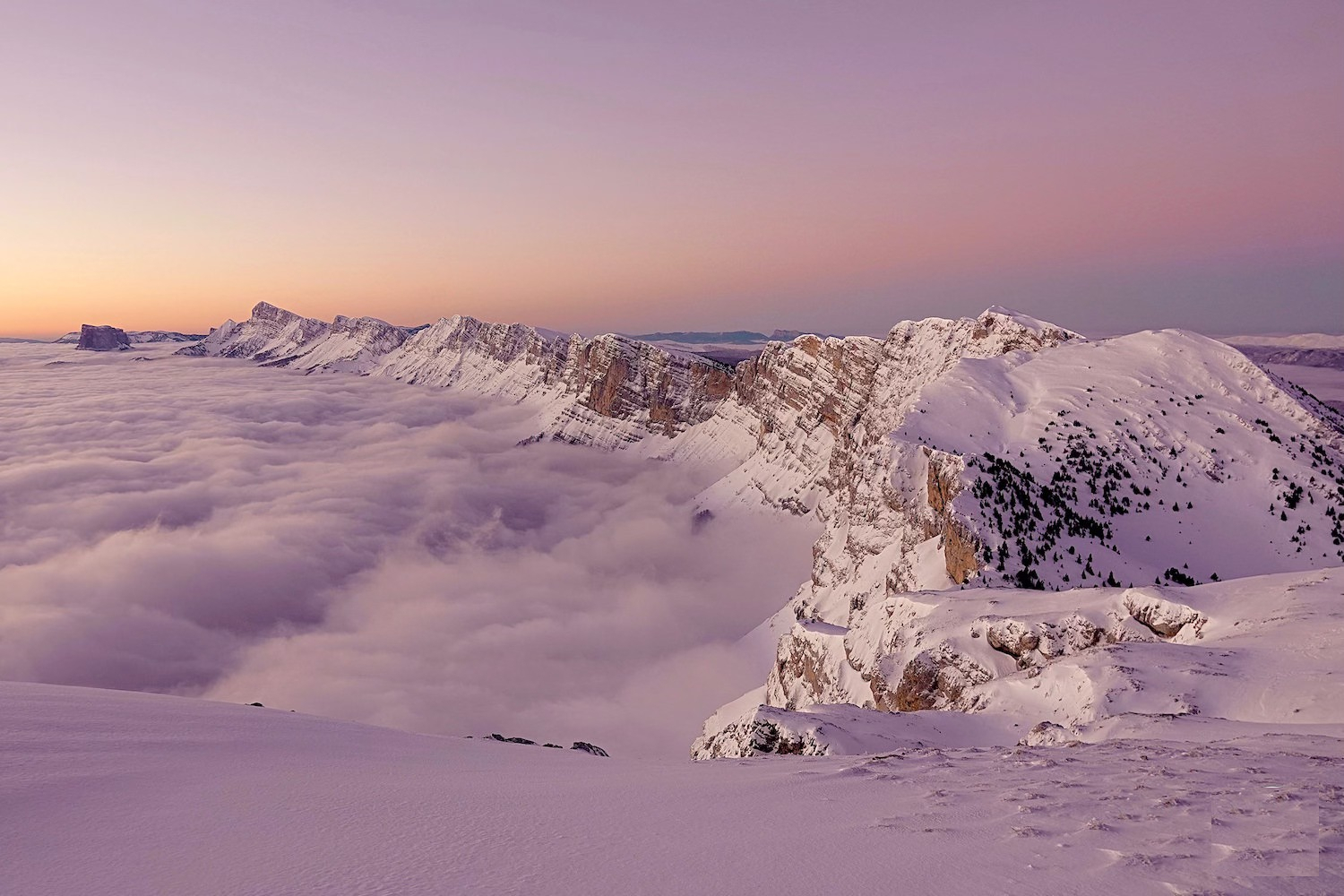 Neige en montagne